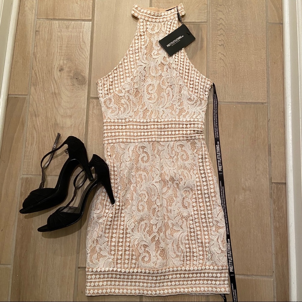 Pretty Little Thing lace dress